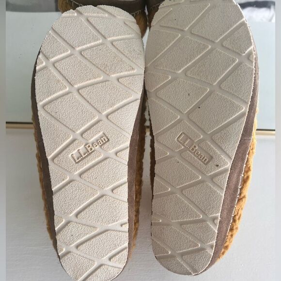 LL Bean Cozy Slippers Booties Pile Fleece size 7 - Picture 6 of 6